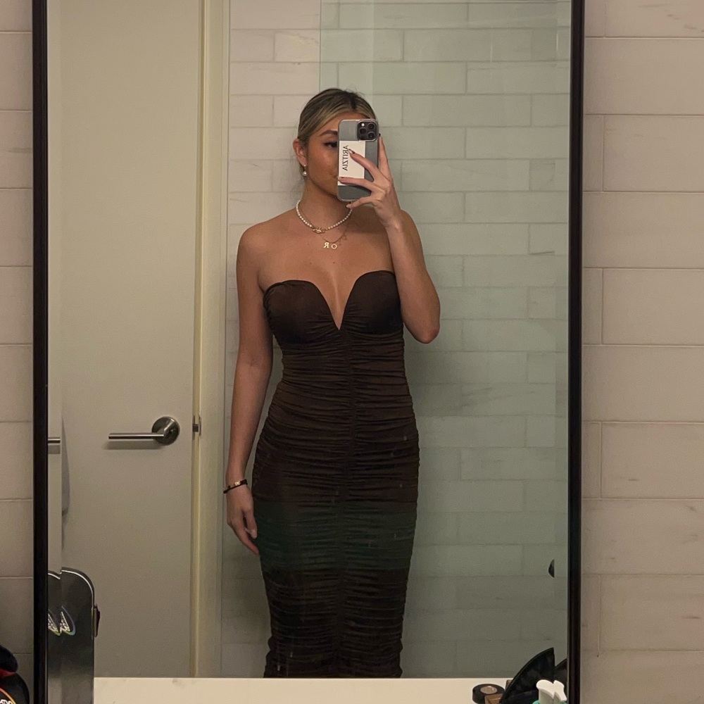 Runched dress